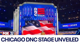 Stage revealed for 2024 Democratic National Convention in Chicago [upl. by Zsa]