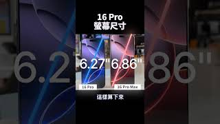 16 Pro 螢幕尺寸 ｜ iphone16pro 彼得森 tech apple iphone16promax [upl. by Awahsoj]