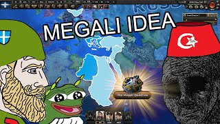 GREECE REVIVES THE MEGALI IDEA SUCCESSFULLY THIS TIME Hearts Of Iron 4 Kaiserreich [upl. by Schumer]