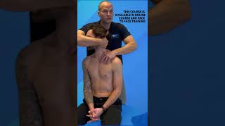 C7T1 Seated Manipulation chiropractic chiropractor physicaltherapy [upl. by Cohette]