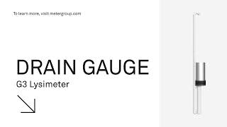 G3 Drain Gauge Lysimeter [upl. by Sowell43]