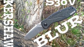 Kershaw S30V Blur Field Test [upl. by Erdreid140]