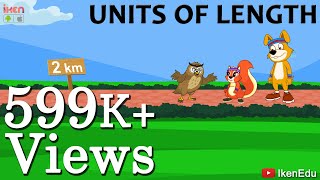 Math for kids  Units of Length  iKen  iKen Edu  iKen App [upl. by Naloc]