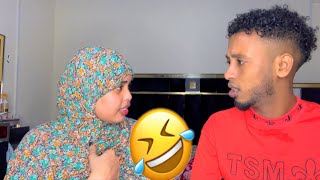 PRANK UGU QOSOLKA BADANA KILIDADA IIBIXI C FITAAX YARE KU SAMEYSAY SHAADIYA SHARAF😂 [upl. by Chura533]