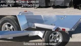 2017 Aluma MC210 Motorcycle Trailer for sale in Arthur IL 6 [upl. by Pul]