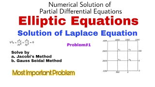 75 Solution of Elliptic Equation  Laplace Equation  Problem1  Complete Concept [upl. by Zurheide944]