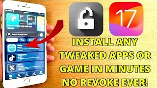 BEST Way To Install Tweaked Apps and Games iOS 1718 NO ComputerJailbreak Install FlekStore iPAs [upl. by Diego]