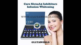 GlutaWorld Core Slc24A5 Inhibitors Infusion Whitening [upl. by Ijok]