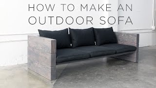 how to make an Outdoor Sofa [upl. by Rabaj765]