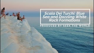 Scala Dei Turchi Blue Sea and Dazzling White Rock Formations [upl. by Revkah21]