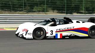 Assetto corsa Spa Francorchamps Peugeot 905 229215 [upl. by Yaakov]