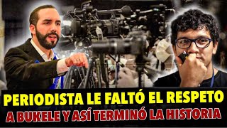 Bukele lo hizo de nuevo😱 Deja en ridículo a periodista de FACTUM [upl. by Aicella]