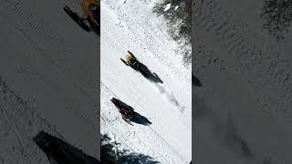 Snowmobile in Yellowstone west [upl. by Eisinger]