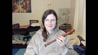 Recorder Folk Amazing Grace on a Moeck Rottenburgh soprano in rosewood [upl. by Marti748]