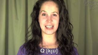 How to Pronounce the Alphabet American English Pronunciation [upl. by Zoa837]