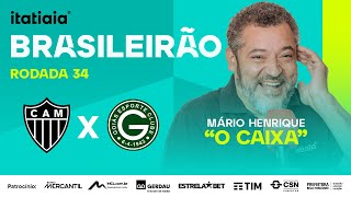 ATLÉTICO X GOIÁS AO VIVO NA ITATIAIA  REACT DO BRASILEIRÃO [upl. by Reginnej606]