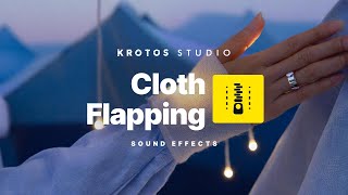 Cloth Flapping Sound Effects  100 Royalty Free No Copyright Strikes [upl. by Jueta183]