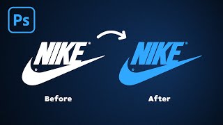 How to Change Logo Color in Photoshop [upl. by Cyprian159]