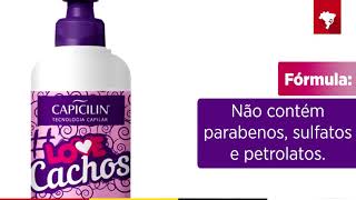 Ativador de Cachos Capicilin Love Cachos 300ml  Drogaria Minas Brasil [upl. by Niles724]