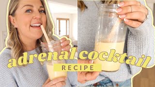 ADRENAL COCKTAIL Recipe  Support Your Metabolism Thyroid and Hormones with This Easy Daily Drink [upl. by Ahgiela]