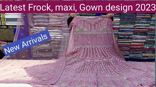 latest Maxi dress design  Gorgeous beautiful and stylish maxi  Designer maxi  New arrivals [upl. by Jessie]