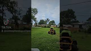 Satisfying Backyard Cleanup mowinggrass lawncare lawnmaintenance mowing satisfying [upl. by Hsiekal109]