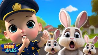 Le Bébé Policier  Comptines et Chansons avec Bébé Jules [upl. by Pasahow]