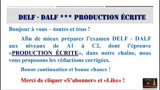 DELF A1  PRODUCTION ÉCRITE  la FICHE d’INSCRIPTION à remplir et l’ENREGISTREMENT ADMINISTRATIF [upl. by Cynthy]