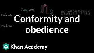 Conformity and obedience  Behavior  MCAT  Khan Academy [upl. by Laddie]