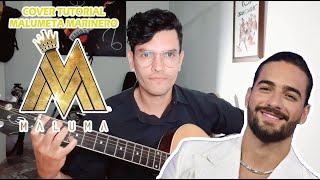 Maluma  Marinero 🔥TUTORIAL GUITARRA🔥 [upl. by Sully]