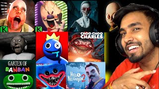 TECHNO GAMERZ  PLAY TOP 10 HORROR GAMES 😱 AND ESCAPE [upl. by Elurd]