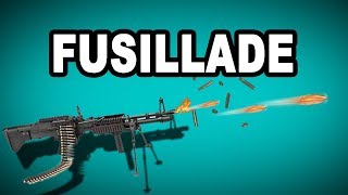 💨💨💨 Learn English Words  FUSILLADE  Meaning Vocabulary with Pictures and Examples [upl. by Smaj]