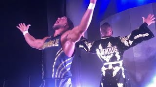 Bobby roode amp chad gabel entrance at wwe live event [upl. by Dorian110]