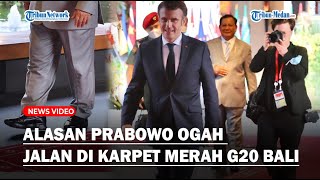 Prabowo Ogah Jalan di Karpet Merah G20 Bali Fotografer Pribadi Ungkap Alasannya [upl. by Ireland]