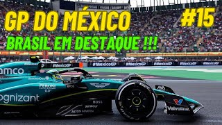 FÓRMULA 1 AO VIVO COM IMAGENS  CORRIDA COMPLETA – GP DO MÉXICO  F1 MANAGER 23  PC 15 [upl. by Peisch]