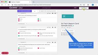 How to create a quiz on Quizizz [upl. by Ednihek]