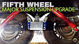 Fifth Wheel Suspension MorRyde SRE 4000 install and Lifted with SafeJack [upl. by Trainor]