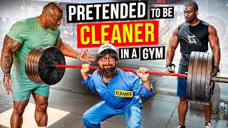 Elite Powerlifter Pretended to be a CLEANER 22  Anatoly GYM PRANK [upl. by Ecirtnahc]