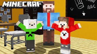 LIX JUNIOR geht MIT LEO in DIE SCHULE in MINECRAFT [upl. by Ilene]