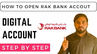 Rak bank digital banking app in uaehow to open rak bank account [upl. by Notsirk]