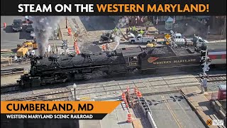 Cumberland Maryland USA  Virtual Railfan LIVE [upl. by Whelan852]