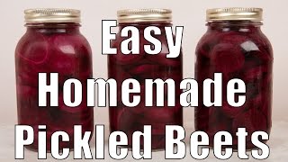 Easy Homemade Pickled Beets Med Diet Episode 26 [upl. by Russi]