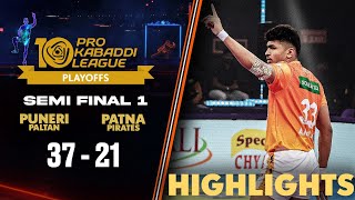 Aslam Inamdar Guides Pune to the PKL Finals  PKL 10 Semi Final 1 Highlights [upl. by Horodko]