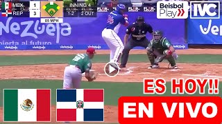 México vs República Dominicana en vivo donde ver a que hora juega México vs Dominicana resumen [upl. by Neerual901]