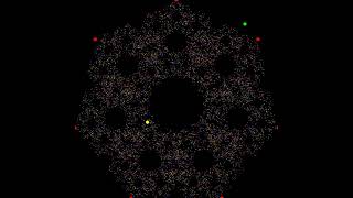 Fractal Generating Random Walk  Heptagons or a New 50p Coin Design Suggestion [upl. by Ajaj755]