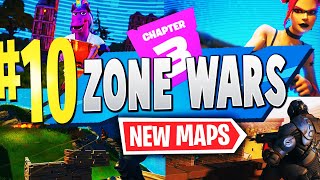 TOP 10 Best Zone Wars Maps In CHAPTER 3  Fortnite Zone Wars Map CODES 2022 [upl. by Ahsiram]