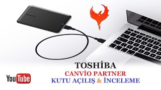 TOSHİBA Canvio Partner  Kutu Açılış Hız Testi amp İnceleme  FP Harici Harddisk [upl. by Ennasirk]