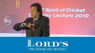 MCC Spirit of Cricket Cowdrey Lecture  Imran Khan [upl. by Stephanus135]