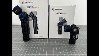 Brinyte HL16 vs HL18 Multipurpose Lights [upl. by Jumbala]