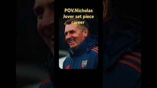 Watch Nicholas Jover set piece career airpods joverreacts career setpiece gabrielmagalhaes [upl. by Oetomit]